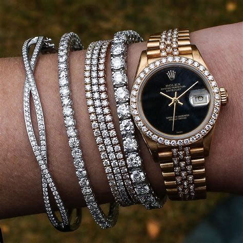 rolex diamond bracelet